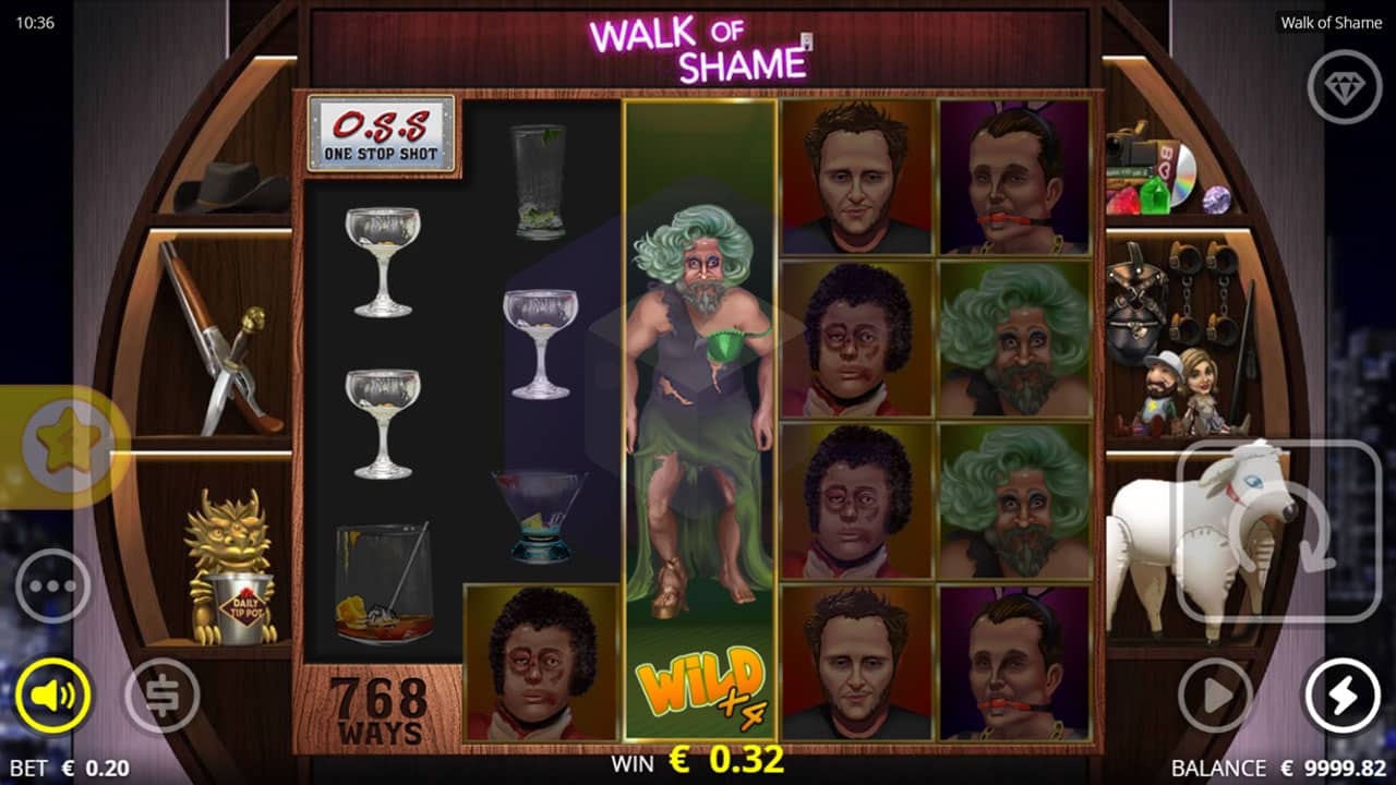 Walk of Shame Nolimit City Wild Multiplier Base Game