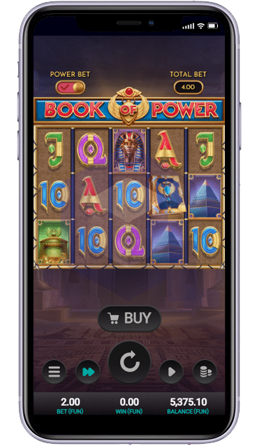 Book of Power Relax Gaming Mobile Portrait View Book of Power Relax Gaming Mobile Portrait View
