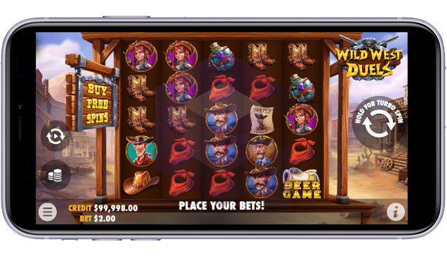 Wild West Duels Pragmatic Play Mobile Landscape View Wild West Duels Pragmatic Play Mobile Landscape View