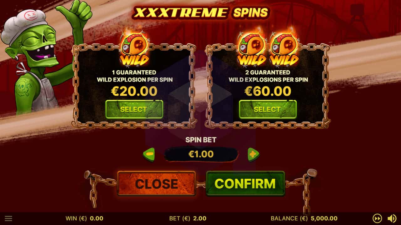 Taco Fury XXXtreme NetEnt Bonus Buy