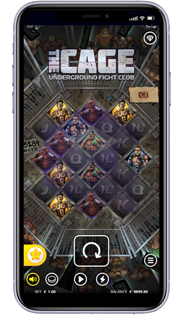 The Cage Nolimit City Mobile Portrait View The Cage Nolimit City Mobile Portrait View