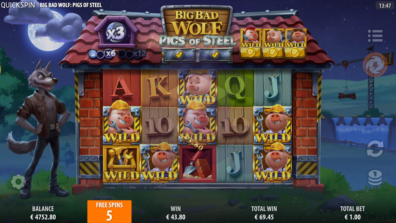 Big Bad Wolf: Pigs of Steel Quickspin Free Spins Big Bad Wolf: Pigs of Steel Quickspin Free Spins